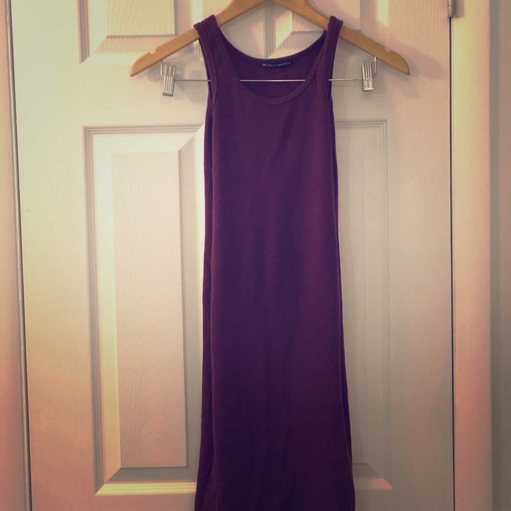 Mid Rise Plum Dress/Cover up